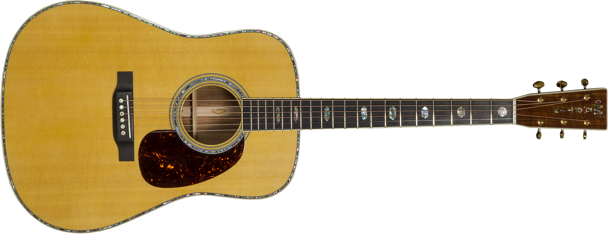 Martin Custom Shop Dreadnought Epicea Blackwood Eb #2375261 - Natural - Guitare Acoustique - Main picture