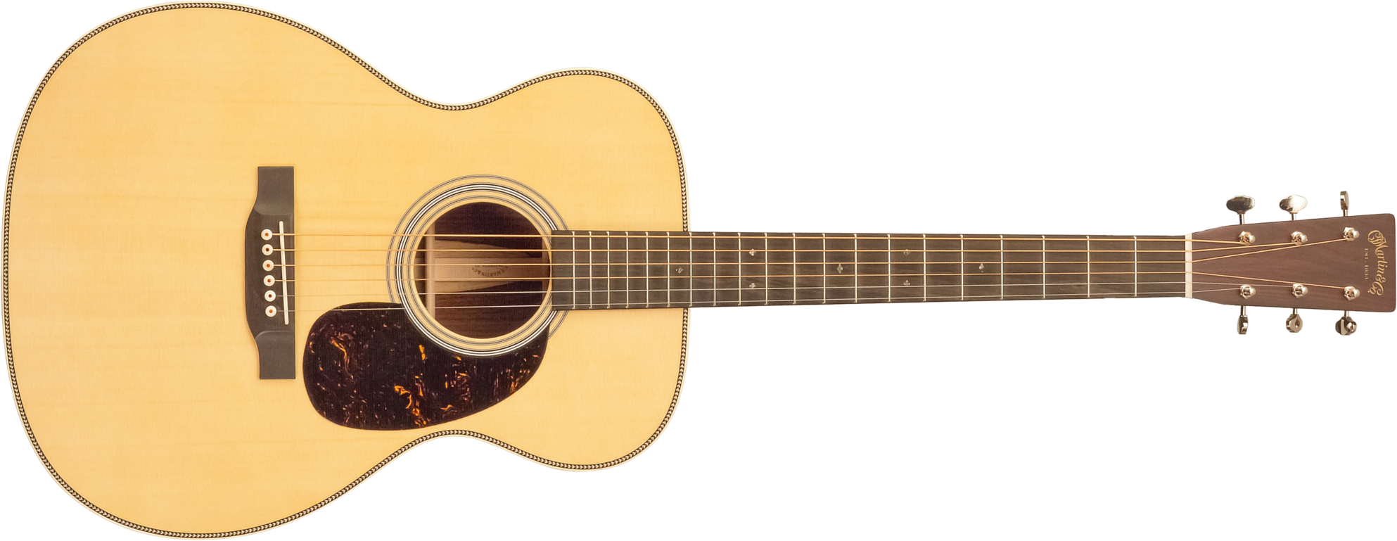 Martin Custom Shop Om Epicea Englemann / Palissandre Guatemala Eb #2964119 - Natural Aging Toner - Guitare Folk - Main picture