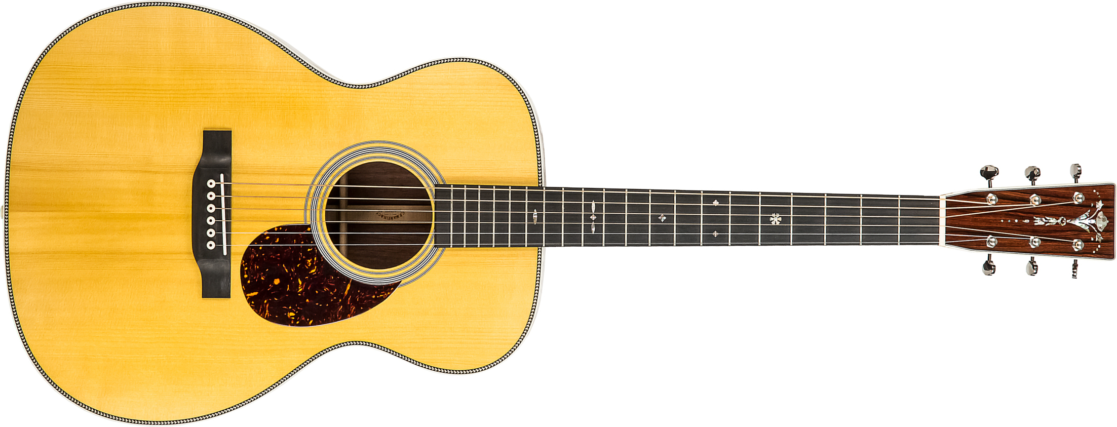 Martin Custom Shop Om Epicea Palissandre Guatemala #2113357 - Natural - Guitare Acoustique - Main picture