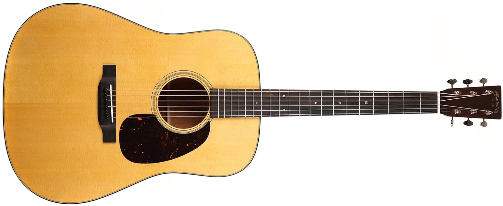 Martin D-18 Standard Dreadnought Epicea Acajou Eb - Satin Natural - Guitare Acoustique - Main picture