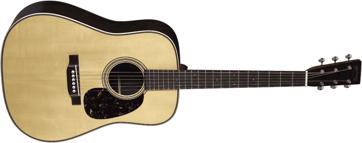 Martin D-28 Authentic 1937 Epicea Palissandre Eb - Vintage Natural - Guitare Acoustique - Main picture