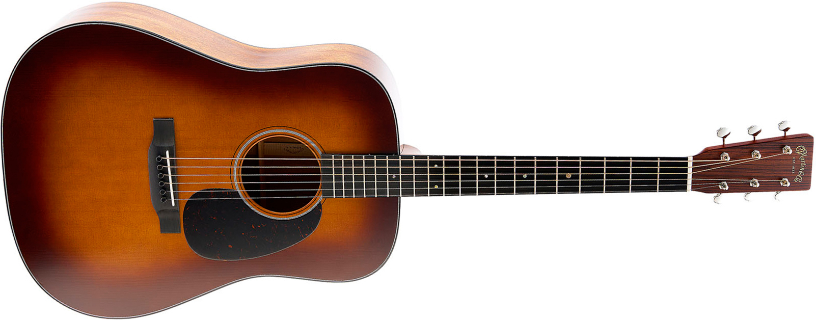 Martin D18 Standard Golden Era Dreadnought Epicea Acajou Eb - Gloss 1933 Ambertone - Guitare Folk - Main picture