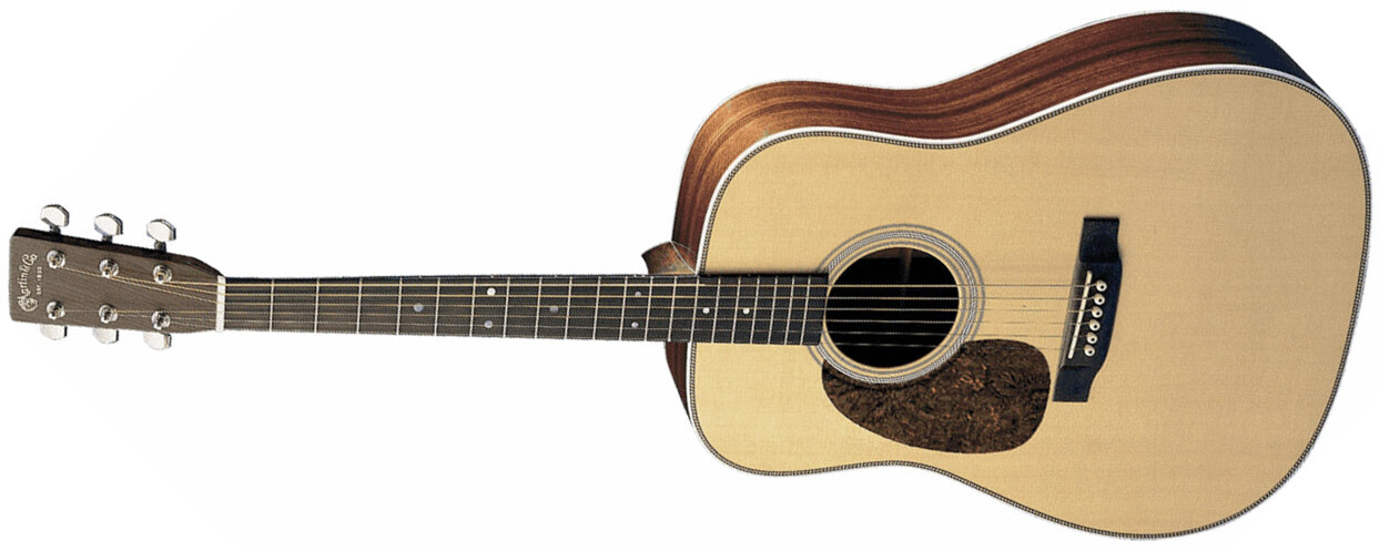 Martin Hd-28 Lh Gaucher Standard Dreadnought Epicea Palissandre - Natural - Guitare Acoustique - Main picture