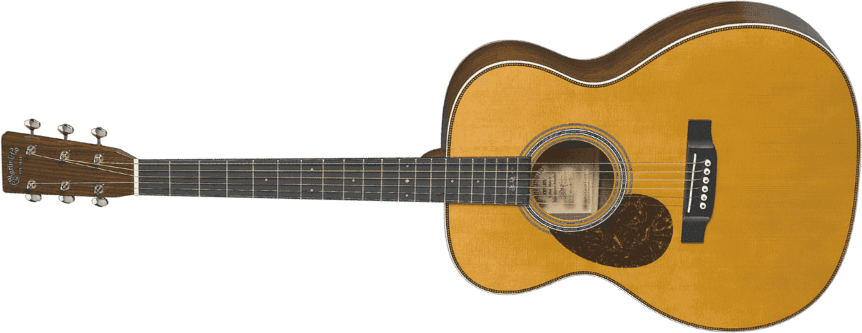 Martin John Mayer Omjm Lh Signature Orchestra Model Gaucher Epicea Palissandre Eb - Natural Antique Toner - Guitare Acoustique - Main picture