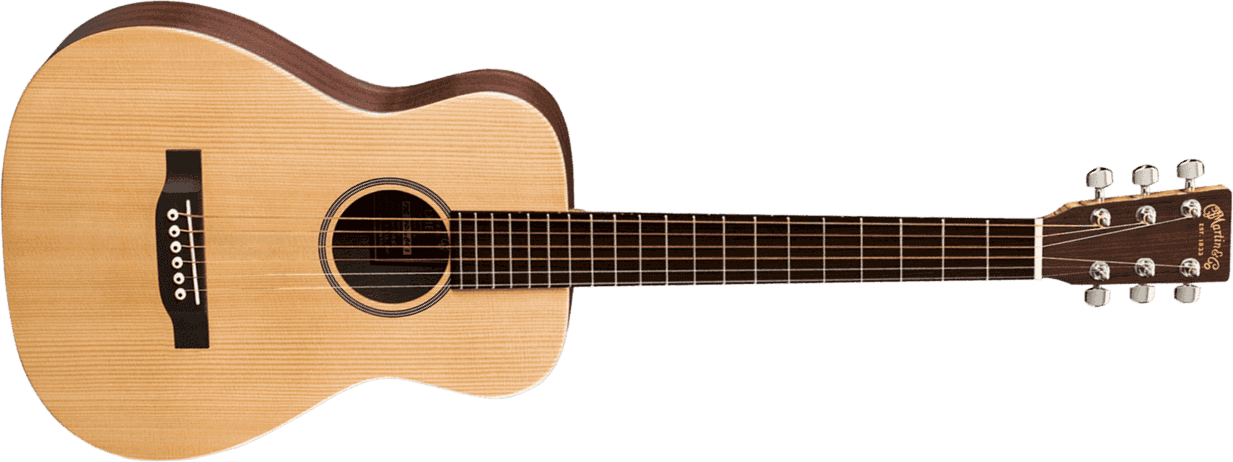 Martin Lx1e Little Martin Naturel Satin - Guitare Acoustique Voyage - Main picture