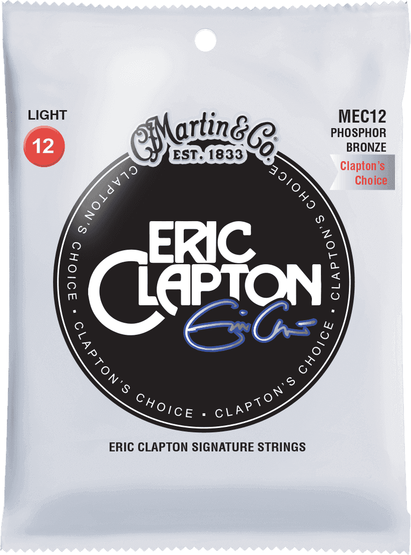 Martin Mec12 Eric Clapton 92/8 Phosphor Bronze Acoustic Guitar 6c 12-54 - Cordes Guitare Acoustique - Main picture