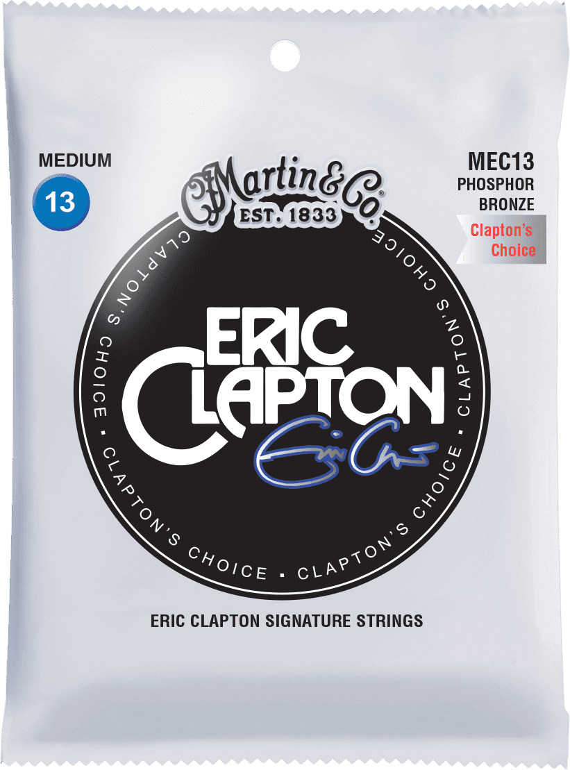Martin Mec13 Eric Clapton 92/8 Phosphor Bronze Acoustic Guitar 6c 13-56 - Cordes Guitare Acoustique - Main picture