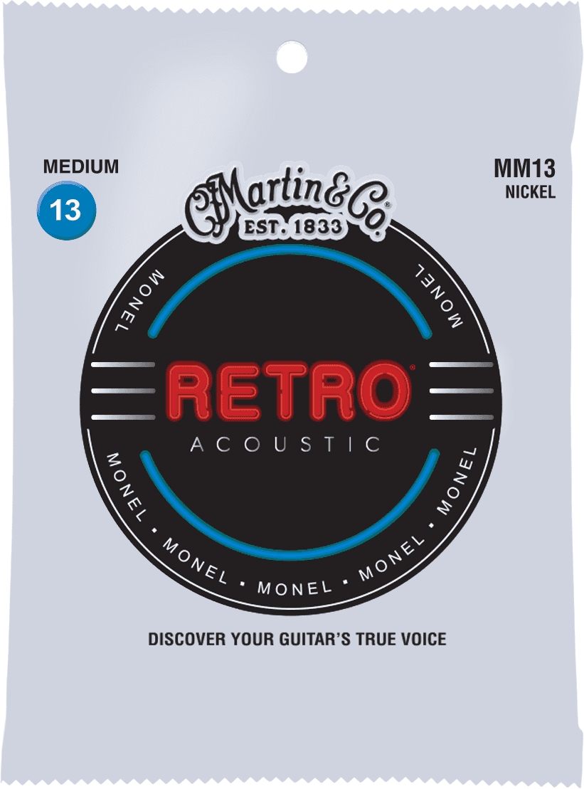 Martin Mm13 Retro Monel Acoustic Guitar 6c 13-56 - Cordes Guitare Acoustique - Main picture