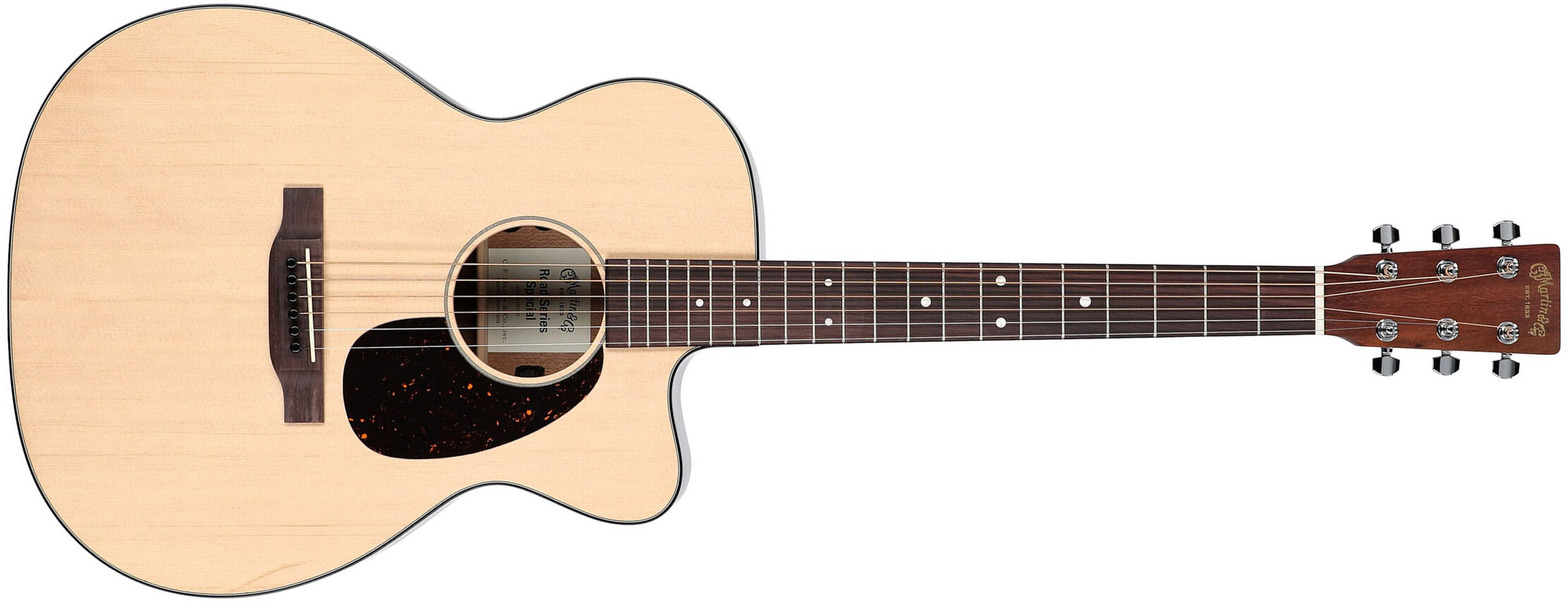 Martin Omc-10e Special Road Orchestra Cw Epicea Sapele Rw - Natural Satin - Guitare Folk - Main picture