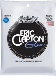Cordes guitare acoustique Martin MEC13 Eric Clapton 6-String Acoustic Guitar 92/8 Phosphor Bronze 13-56 - Jeu de 6 cordes