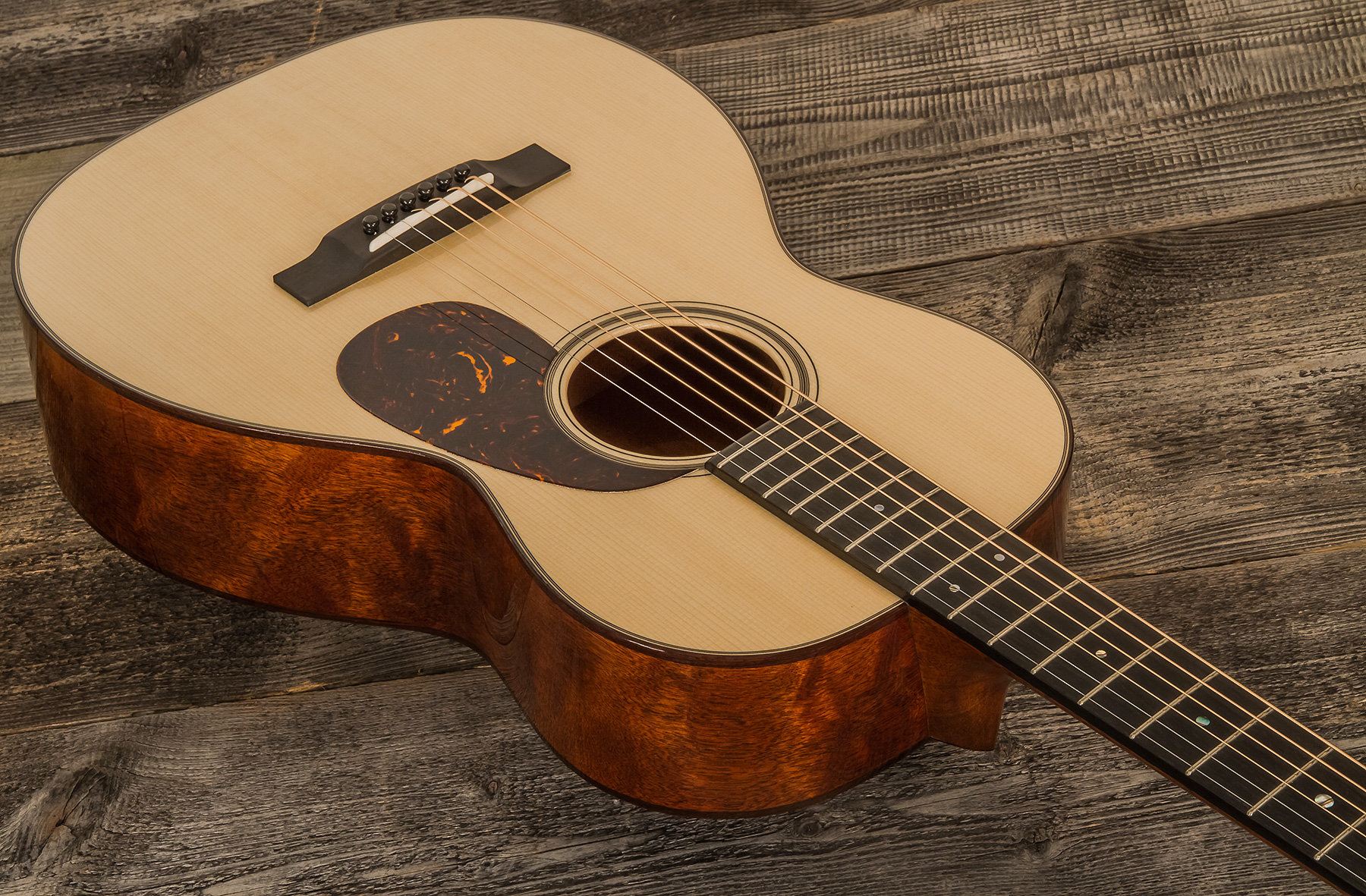 Martin Custom Shop 0 12-fret Epicea Acajou Eb #m2473413 - Natural - Guitare Acoustique - Variation 1