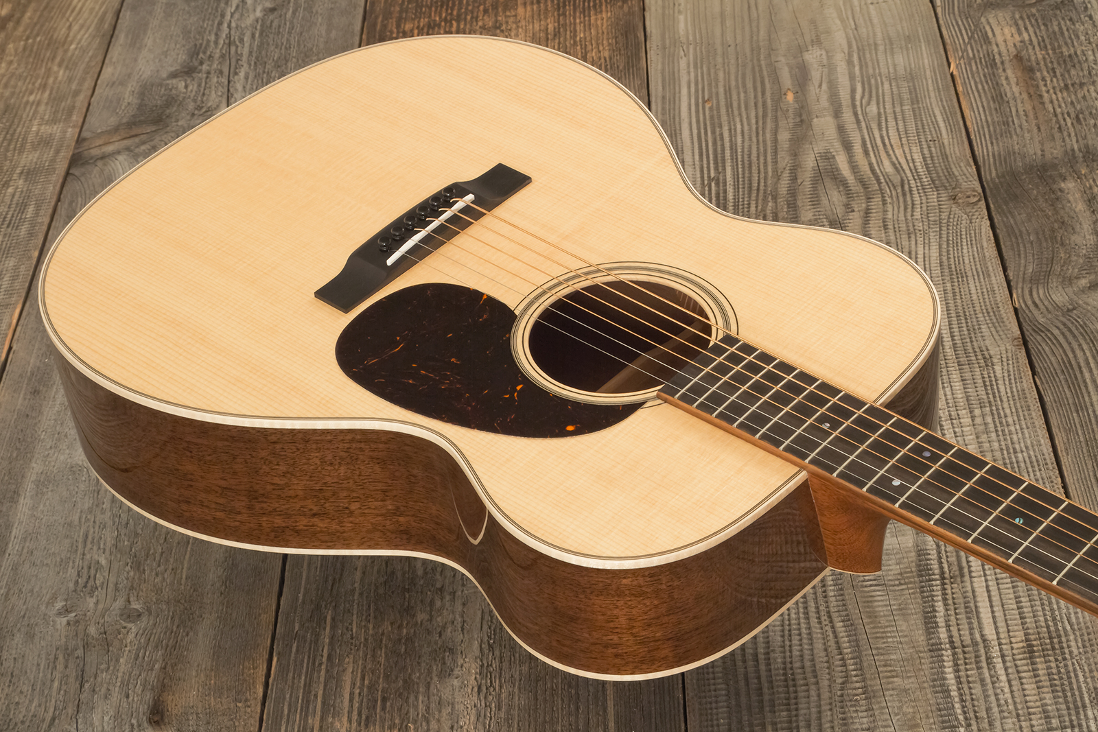 Martin Custom Shop 000 Shsc Epicea / Black Walnut Eb #2929870 - Natural - Guitare Folk - Variation 3