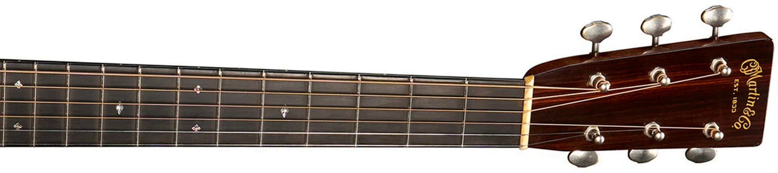 Martin Custom Shop 00028 1937 Madagascar Rosewood Shsc Epicea Palissandre Eb - Natural Aged Toner Vintage Gloss - Guitare Folk - Variation 3