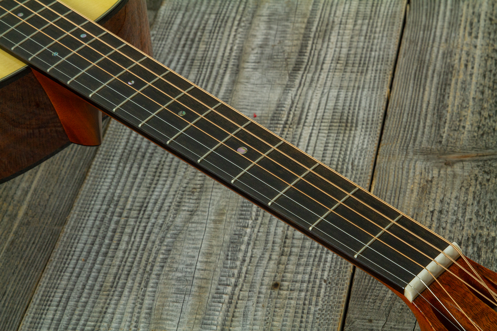 Martin Custom Shop 012f 12-fret Shsc Epicea Englemann / Acajou Eb #2964115 - Natural Aging Toner - Guitare Folk - Variation 6