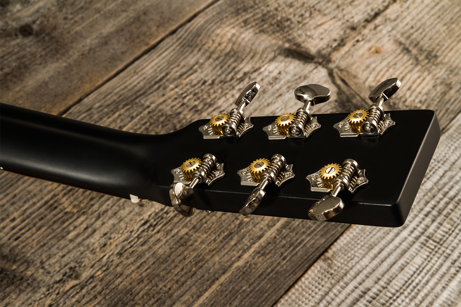 Martin Custom Shop Cs-000-3764624 Shsc Epicea Europeen / Acajou Sinker Eb #2720463 - Black Gloss - Guitare Folk - Variation 9