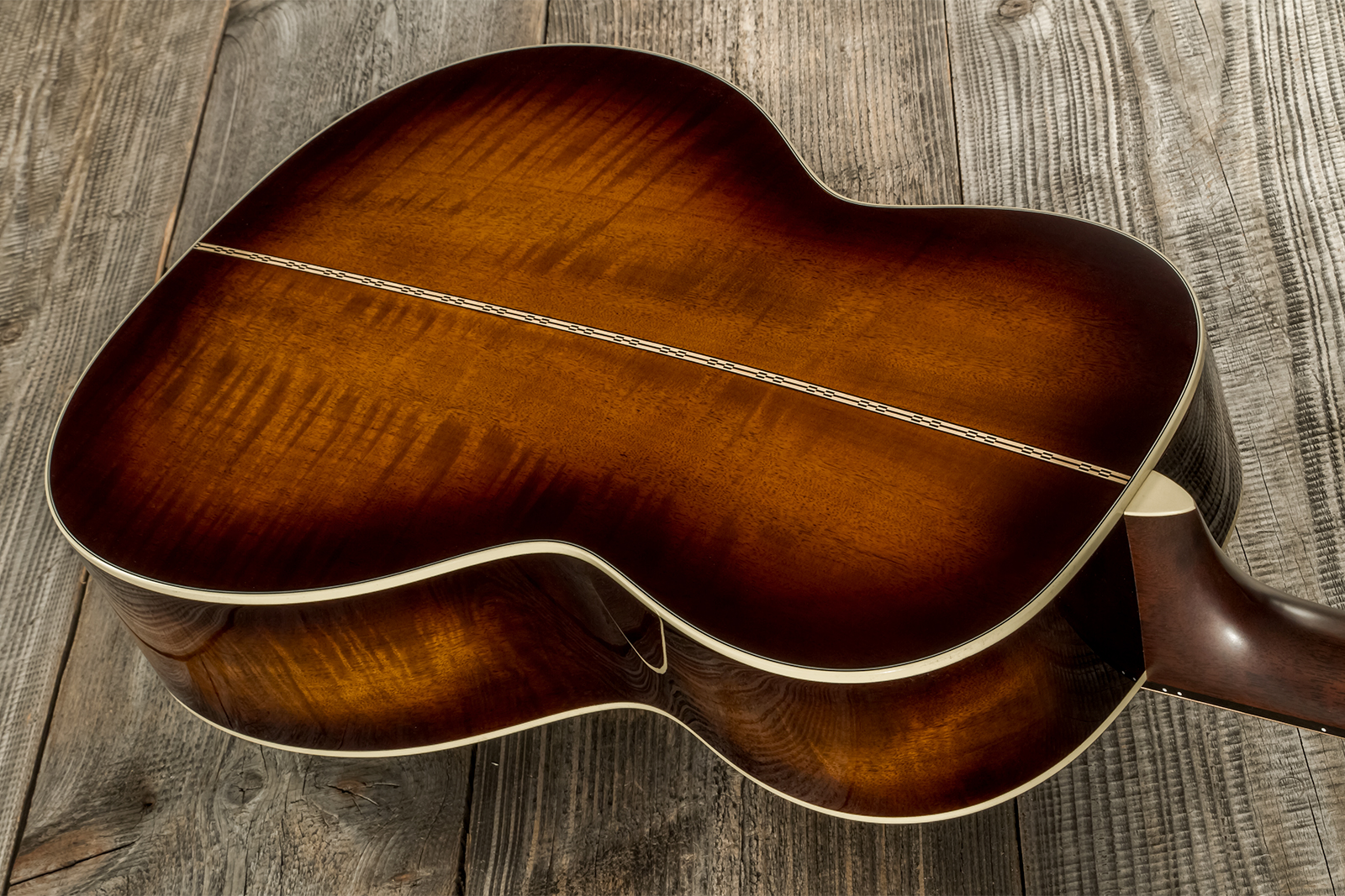 Martin Custom Shop Cs-0012-c2055903 12-fret Shsc Epicea Carpathes / Myrte Eb #2707286 - 1933 Ambertone - Guitare Folk - Variation 6