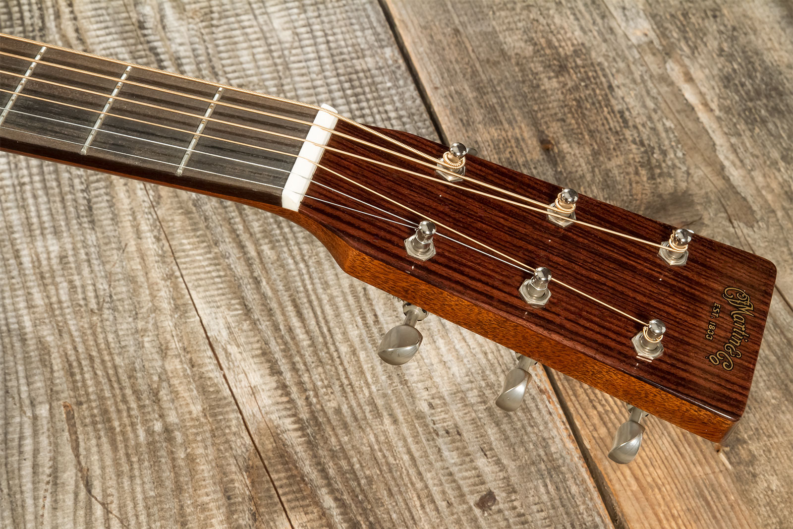 Martin Custom Shop Cs-d-c22025673 Dreadnought Epicea Vts Acajou Eb #2736834 - Natural Aging Toner - Guitare Acoustique - Variation 7