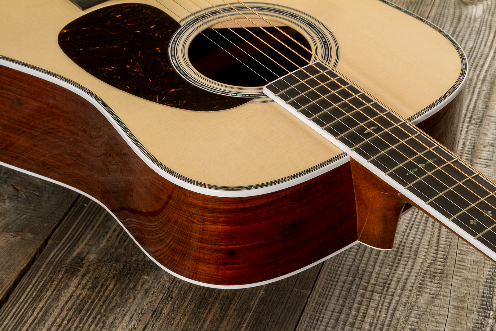 Martin Custom Shop Cs-d-c23036662 Dreadnought Epicea Italien / Cocobolo #2811855 - Natural - Guitare Folk - Variation 4