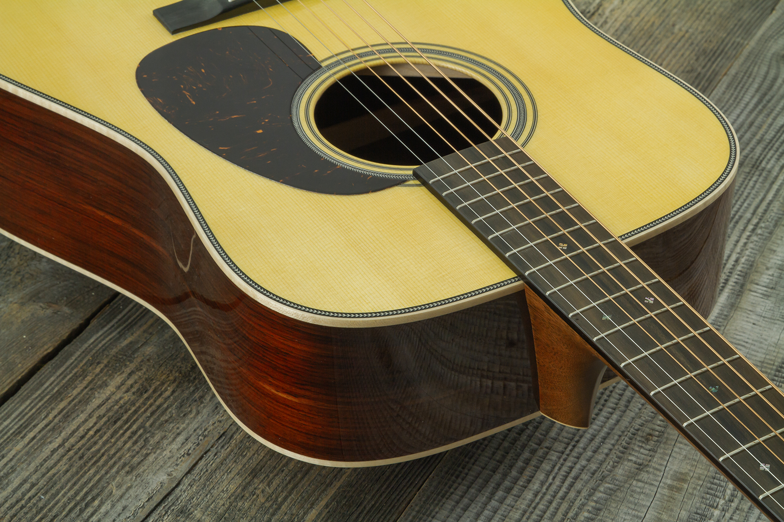 Martin Custom Shop Cs-d-c24055346 Dreadnought Epicea Carpates / Palissandre Guatemala Eb #2997714 - Natural Aging Toner - Guitare Dreadnought - Variat