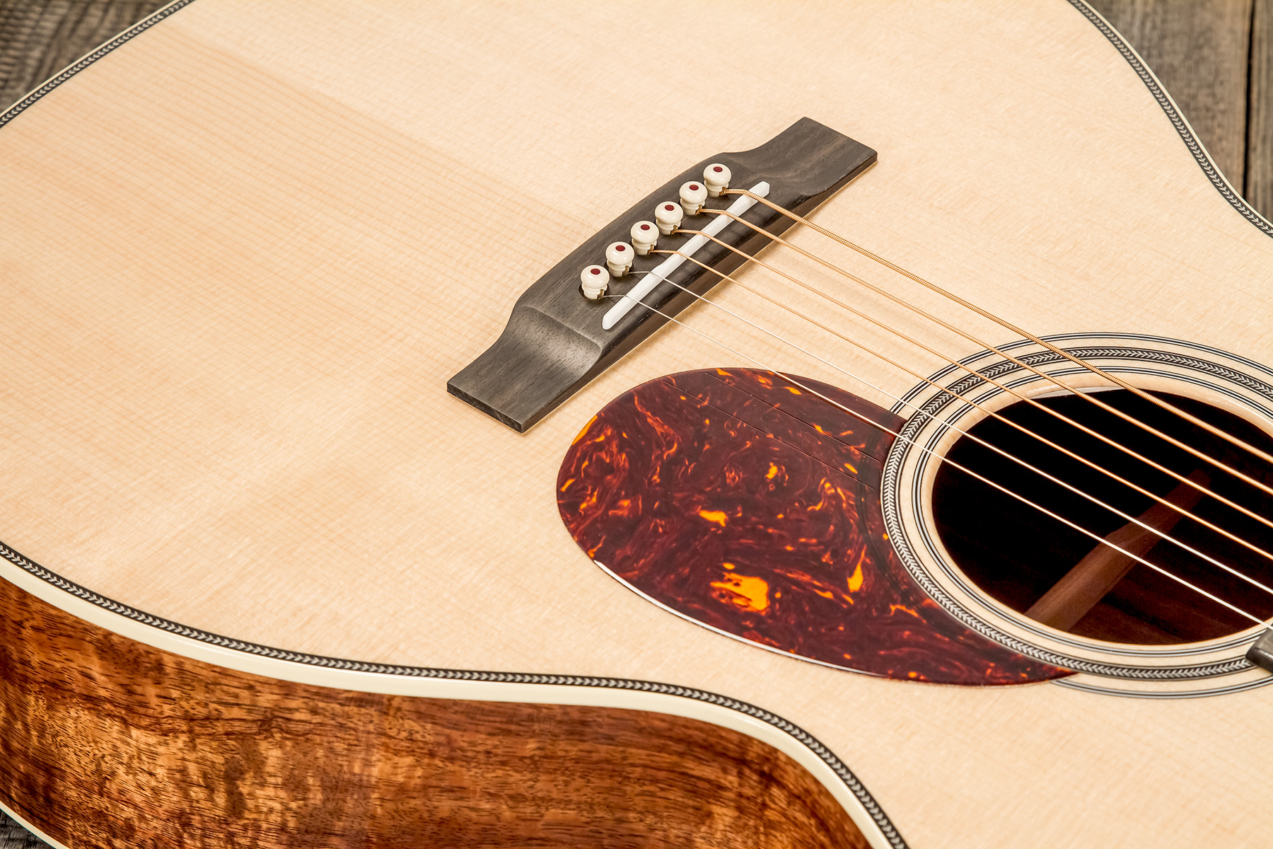 Martin Custom Shop Cs-om-c23035502 Orchestra Epicea Koa  Eb #2816483 - Natural - Guitare Folk - Variation 3