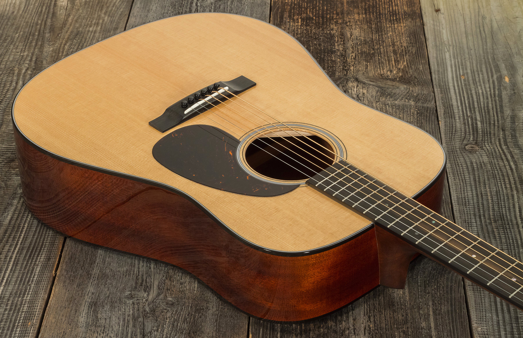 Martin Custom Shop D-18 C21-101909 Dreadnought Epicea Acajou Eb - Natural Clear - Guitare Acoustique - Variation 2