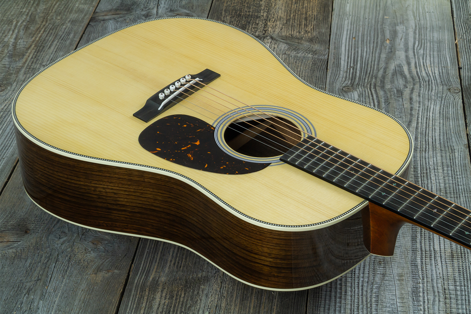 Martin Custom Shop Dreadnought 12-fret Epicea Adirondack / Palissandre Indien Eb #2964120 - Natural - Guitare Folk - Variation 2