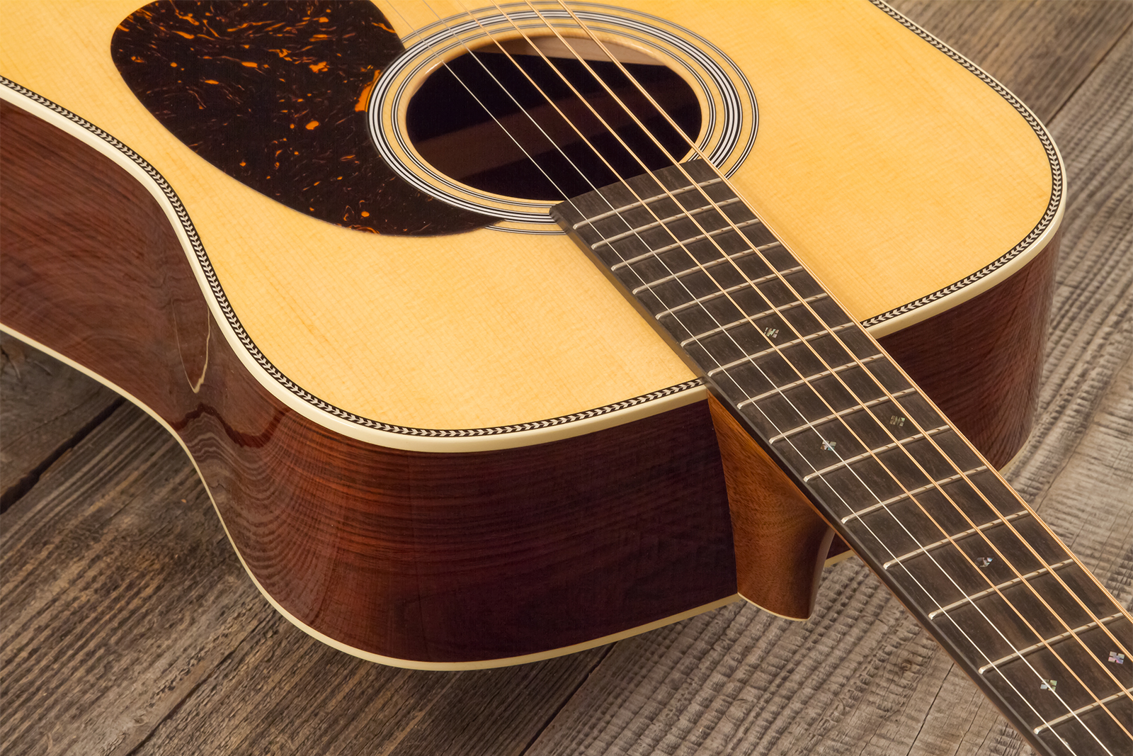 Martin Custom Shop Dreadnought Sitka / Guatemala Rw #2964132 - Natural - Guitare Folk - Variation 4