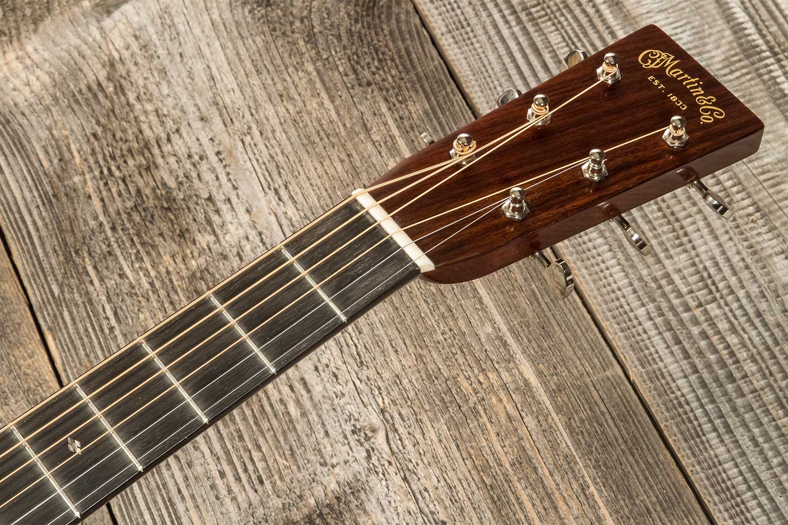 Martin Custom Shop Expert 000-28 1937 Epicea Palissandre Eb #2751257 - Natural Vintage Low Gloss - Guitare Folk - Variation 7