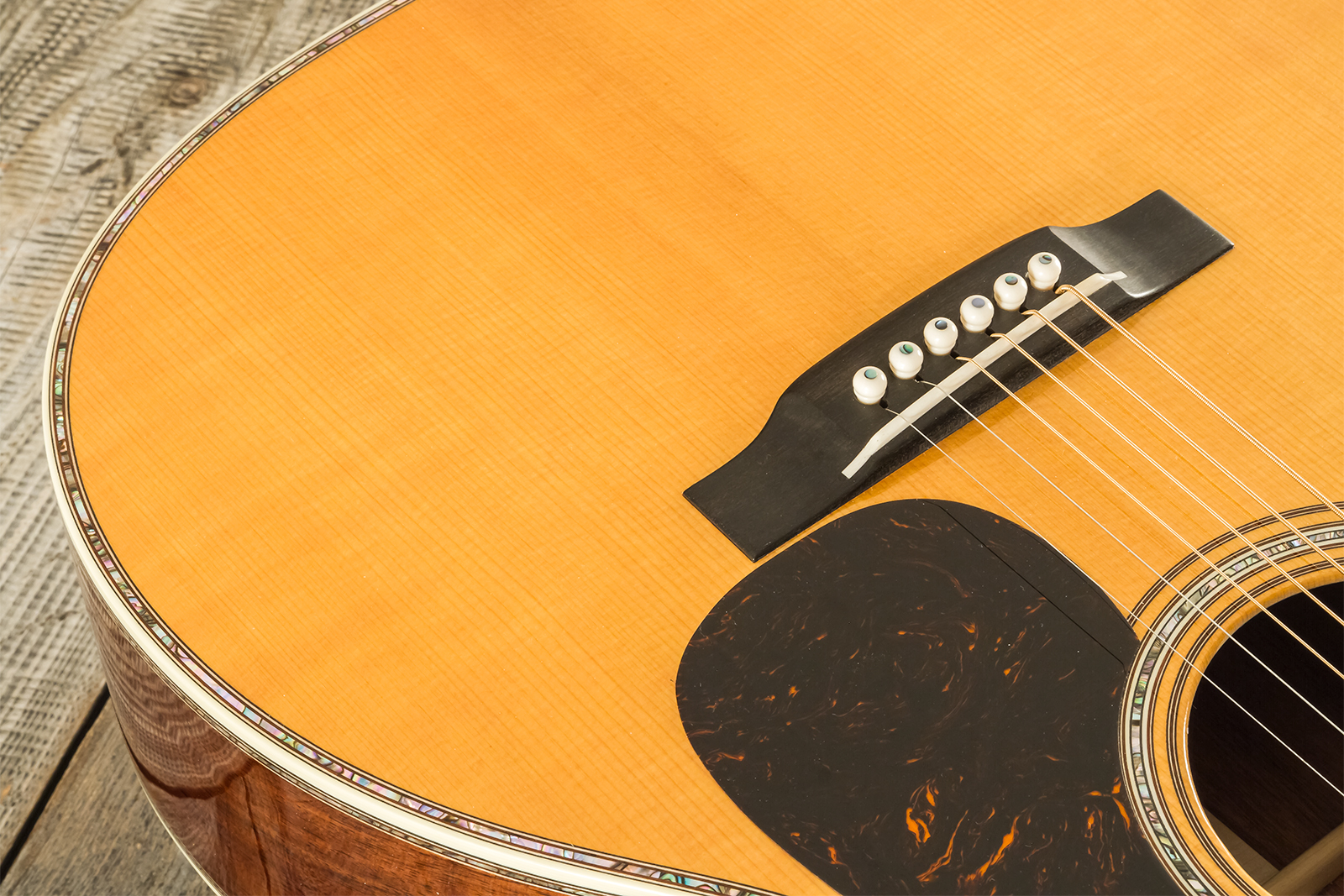 Martin Custom Shop Joe Bonamassa 00045 Ltd Signature 000 Shsc Epicea Palissandre Eb #2917432 - Natural Vintage - Guitare Folk - Variation 4