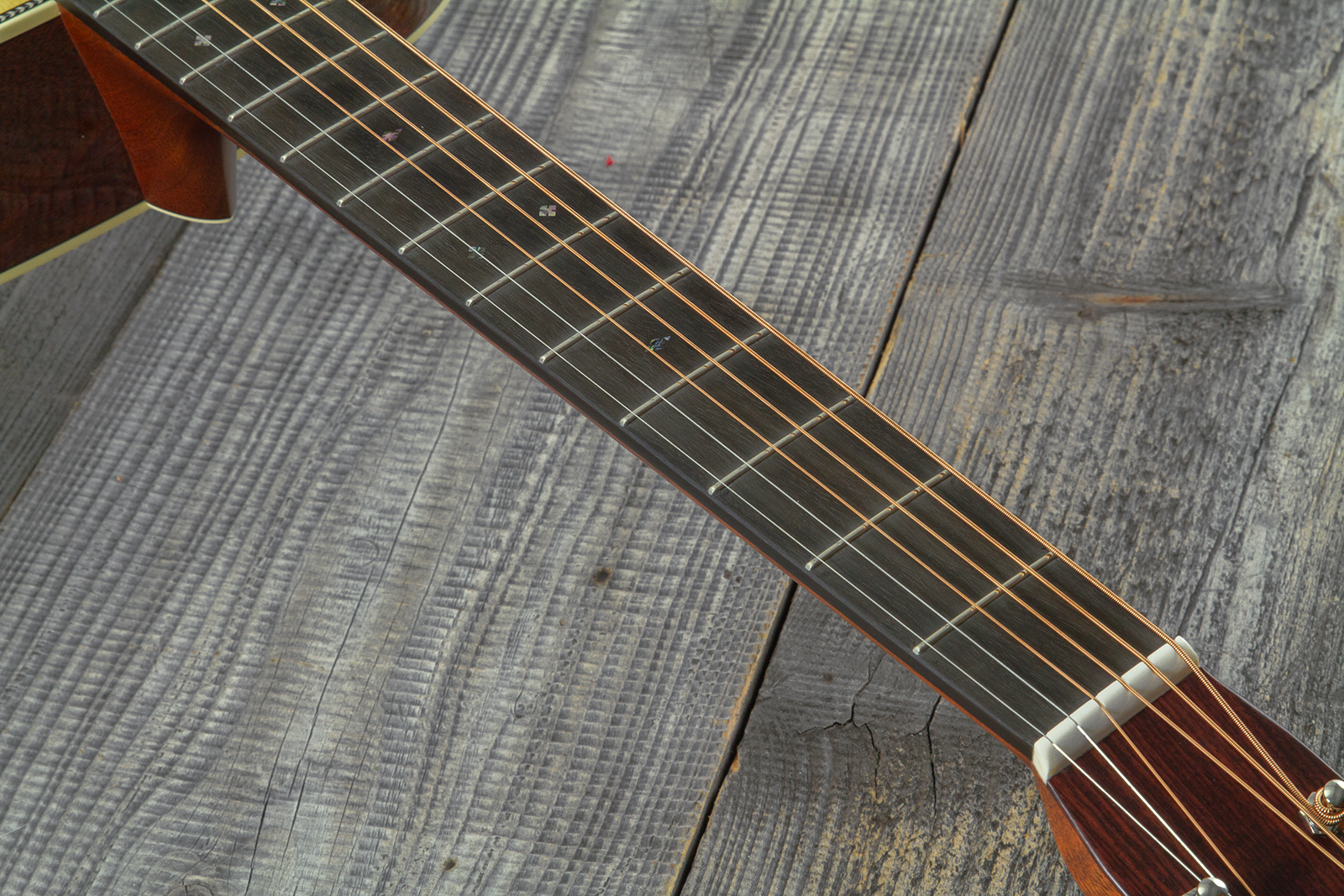 Martin Custom Shop Om Epicea Adirondack / Acajou Eb #2964118 - Natural Aging Toner - Guitare Folk - Variation 5