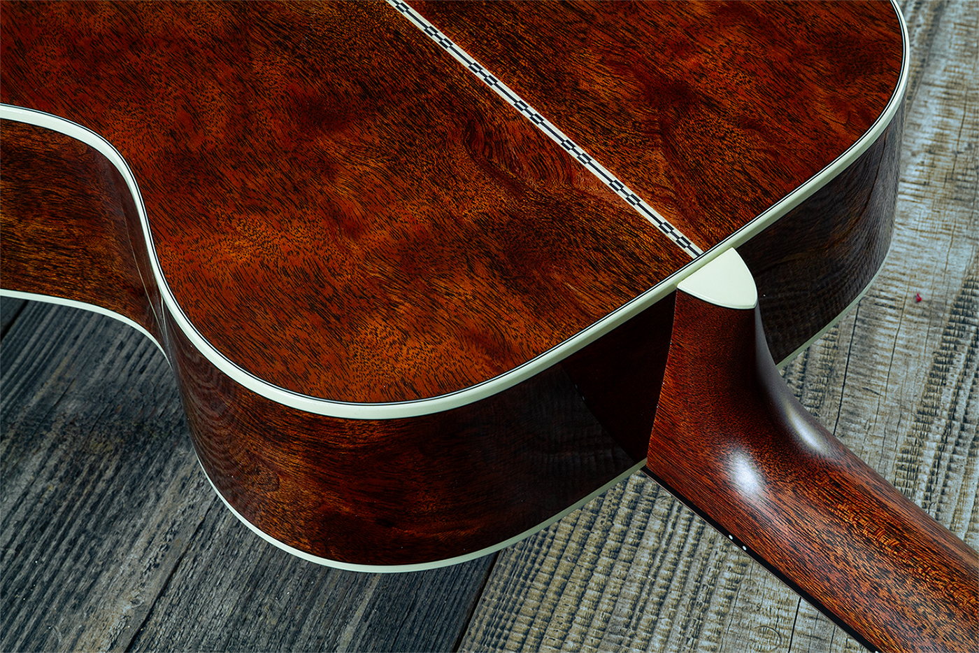 Martin Custom Shop Om Epicea Adirondack / Acajou Eb #2964118 - Natural Aging Toner - Guitare Folk - Variation 8