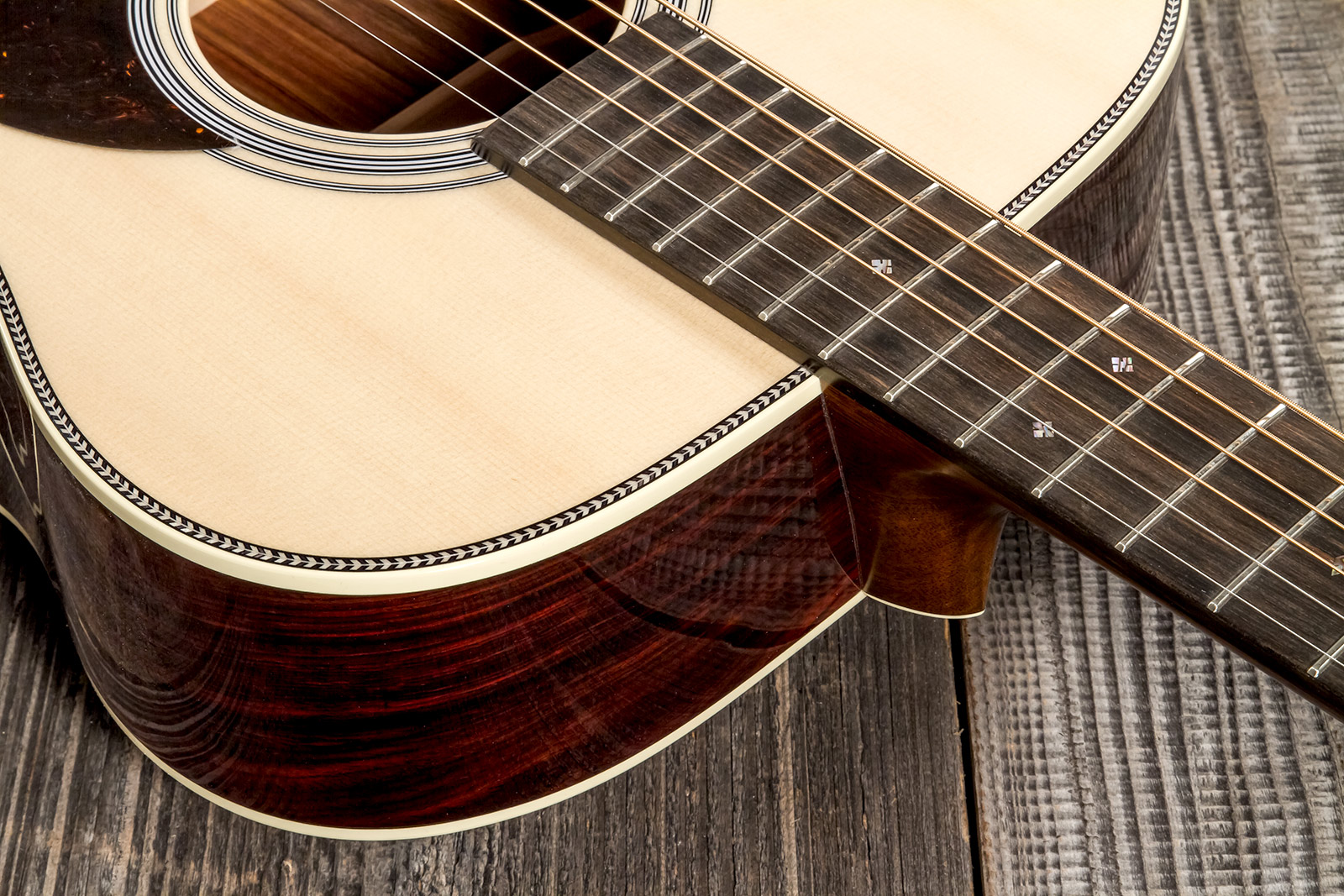 Martin Custom Shop Om Epicea Engelmann Cocobolo Eb #2736828 - Natural Clear - Guitare Acoustique - Variation 2