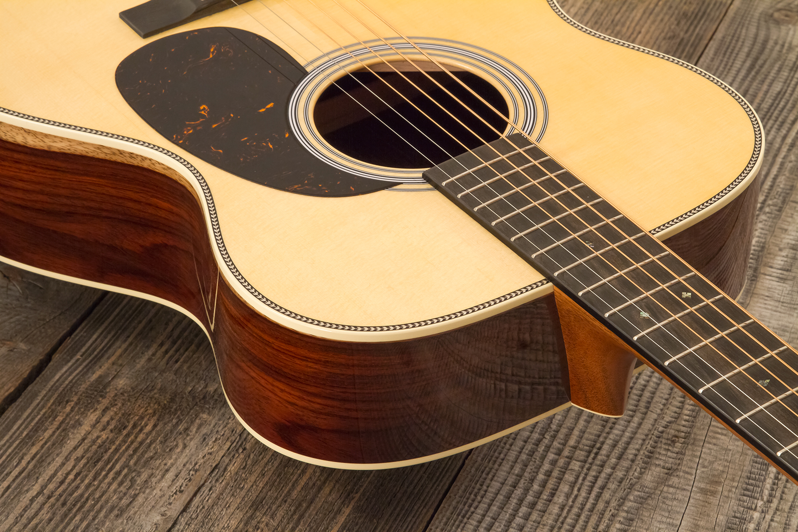 Martin Custom Shop Om Epicea Englemann / Palissandre Guatemala Eb #2964119 - Natural Aging Toner - Guitare Folk - Variation 4