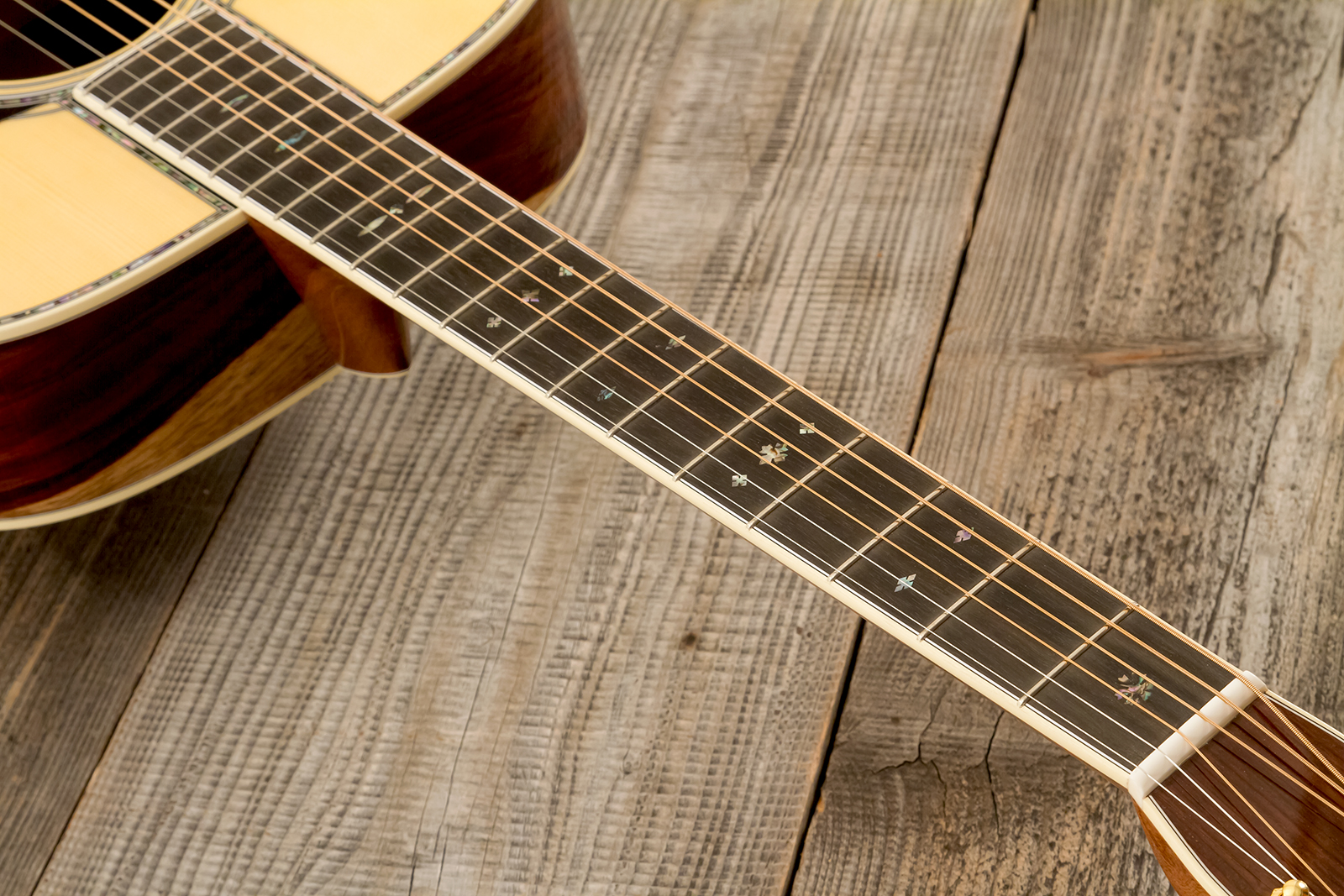 Martin Custom Shop Om Epicea Englemann / Palissandre Guatemala Eb #2969039 - Natural Aging Toner - Guitare Folk - Variation 6