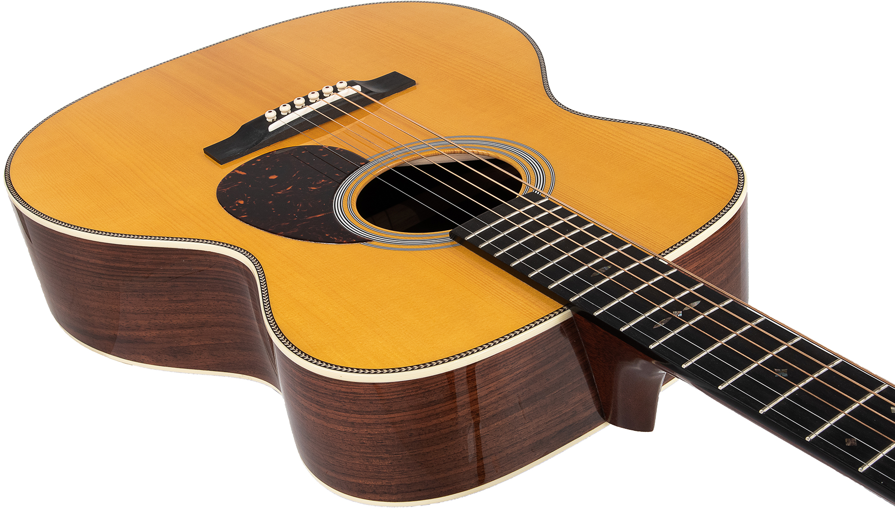 Martin Custom Shop Om Epicea Palissandre Guatemala #2113357 - Natural - Guitare Acoustique - Variation 3