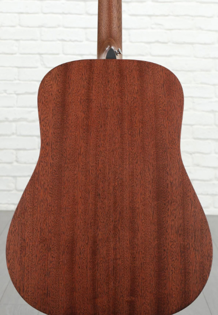 Martin D-10e Sapele Road Dreadnought Tout Sapele Ric +housse - Natural Satin - Guitare Acoustique Voyage - Variation 2