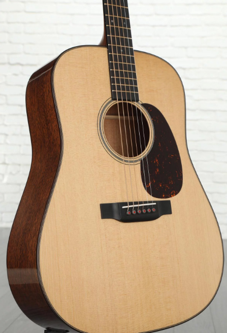 Martin D-18 Modern Deluxe Dreadnought Epicea Acajou Eb - Natural - Guitare Acoustique - Variation 2