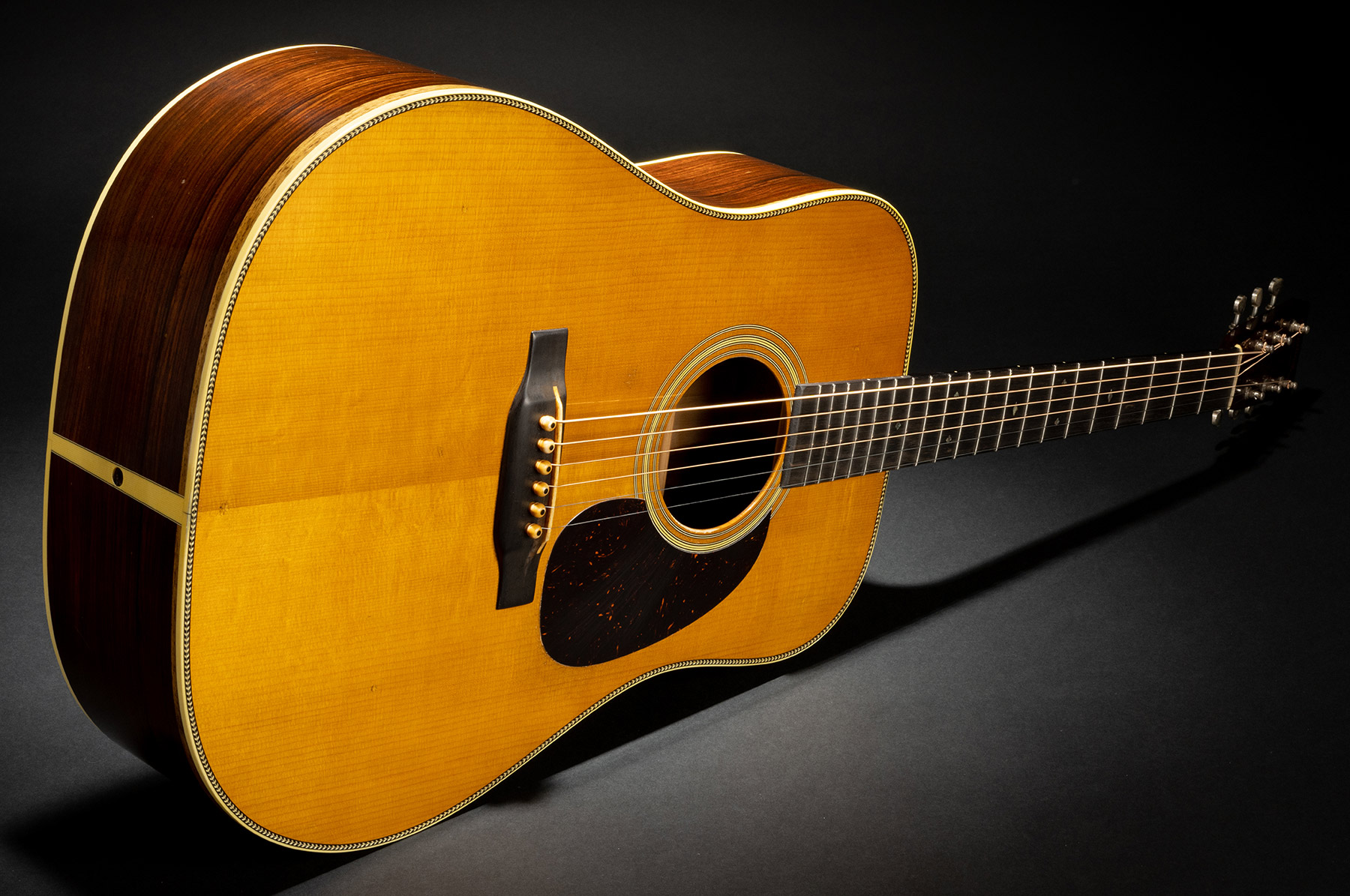 Martin D-28 Authentic 1937 Dreadnought Epicea Palissandre Eb - Aged Natural Vintage Gloss - Guitare Acoustique - Variation 3