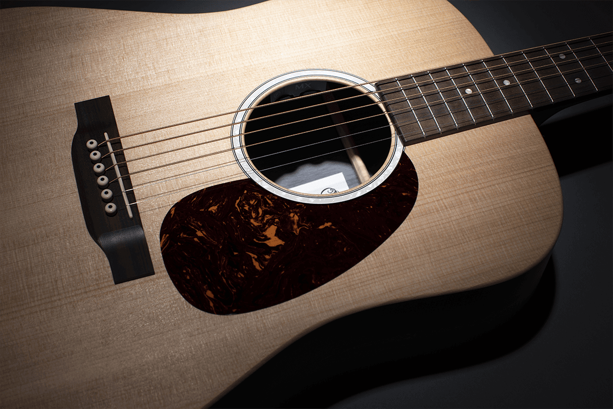 Martin D-x2e Koa Dreadnought Epicea Koa Hpl - Natural Satin - Guitare Acoustique - Variation 2