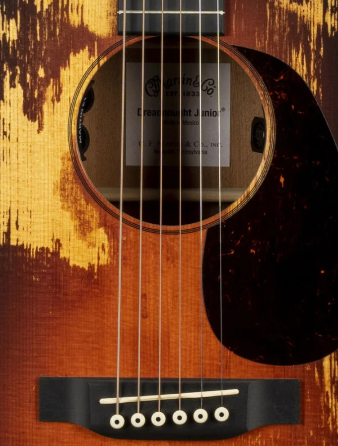 Martin Djre Junior Streetlegend Dreadnought 15/16 Epicea Sapele Ric - Burst Satin - Guitare Folk - Variation 2