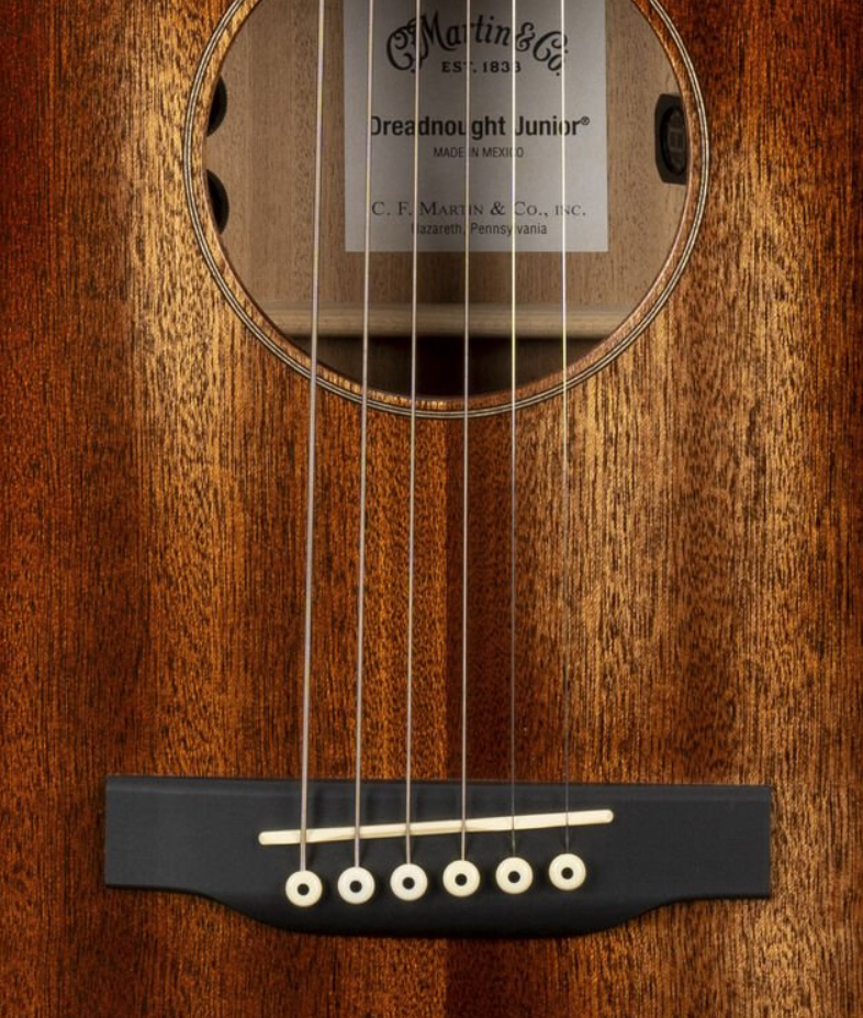 Martin Djre Streetmaster Junior Dreadnought 15/16 Epicea Sapele Ric - Dark Mahogany Distressed - Guitare Folk - Variation 2