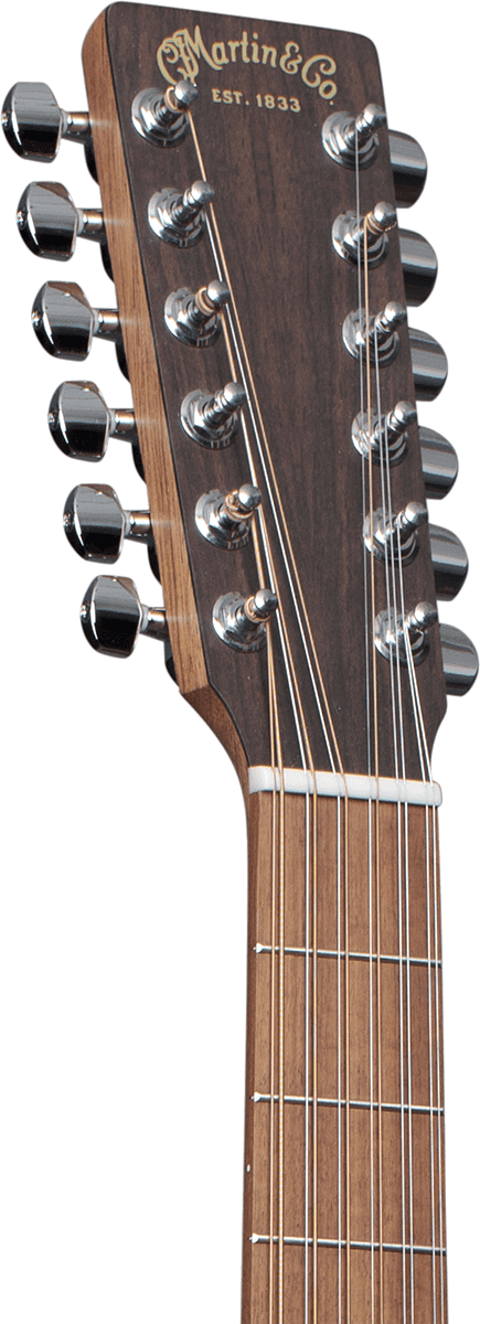 Martin D-x2e 12-string Dreadnought 12c Epicea Acajou Hpl - Natural Satin - Guitare Electro Acoustique - Variation 2