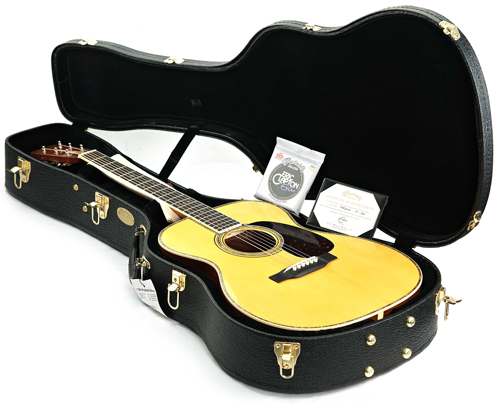 Martin Eric Clapton 00042ec 30th Ann. Signature 000 Shsc Epicea Palissandre Rw - Antique Toner Vintage - Guitare Folk - Variation 9