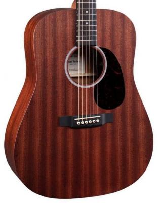 Guitare acoustique voyage Martin D-10E Sapele Road +Bag - Natural satin