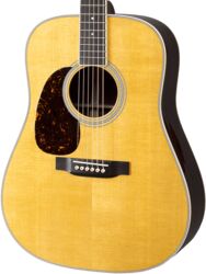 Guitare folk gaucher Martin D-35 Standard Re-Imagned Gaucher - Natural aging toner