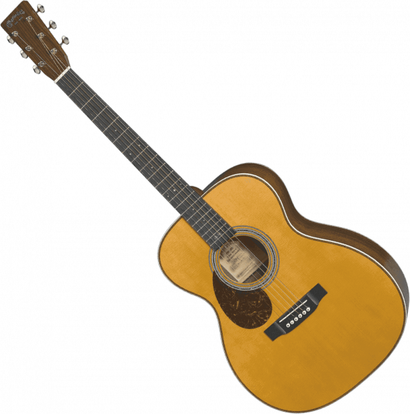 Martin John Mayer OMJM Gaucher natural antique toner Guitare folk gaucher