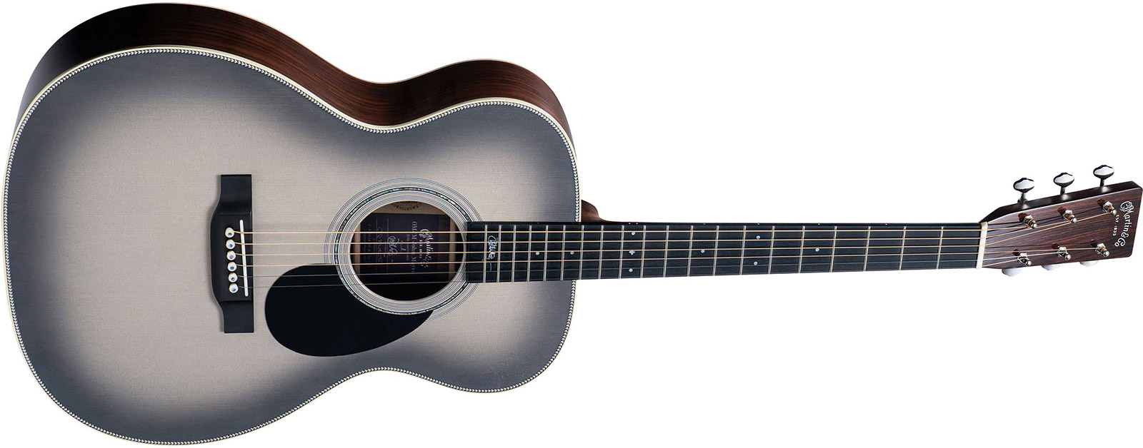 Martin John Mayer Omjm Signature 20th Anniversary Epicea Palissandre Eb - Silverburst - Guitare Acoustique - Variation 7