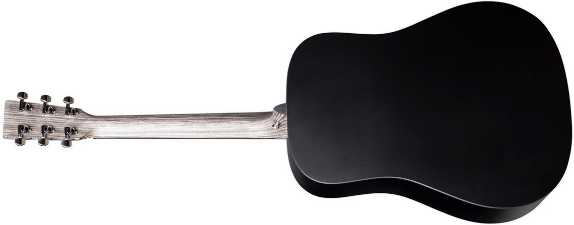 Martin Johnny Cash Dx Lh Gaucher Signature Dreadnought Hpl Ric - Black - Guitare Folk - Variation 1