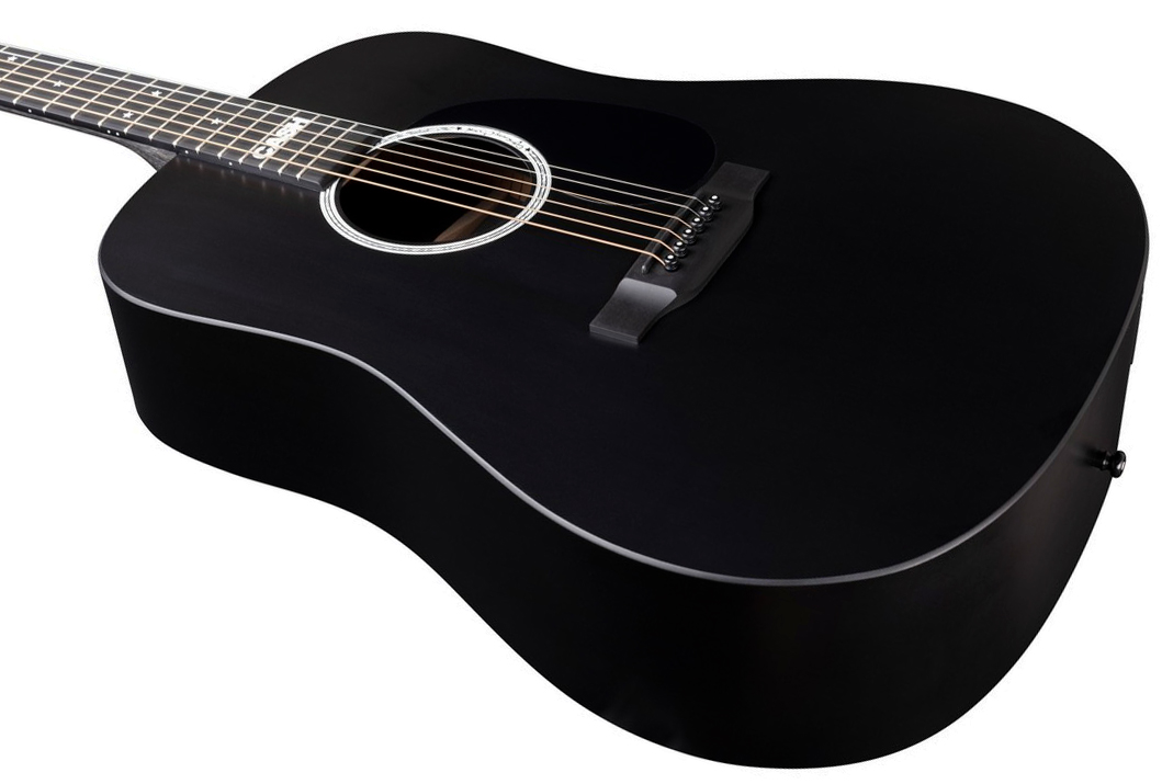 Martin Johnny Cash Dx Lh Gaucher Signature Dreadnought Hpl Ric - Black - Guitare Folk - Variation 2