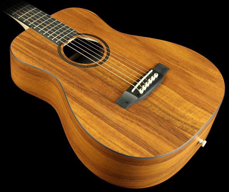 Martin Lxk2l Little Martin Gaucher Mini Dreadnought Hpl Koa - Natural - Guitare Acoustique Voyage - Variation 2